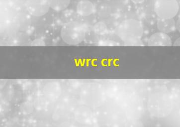 wrc crc